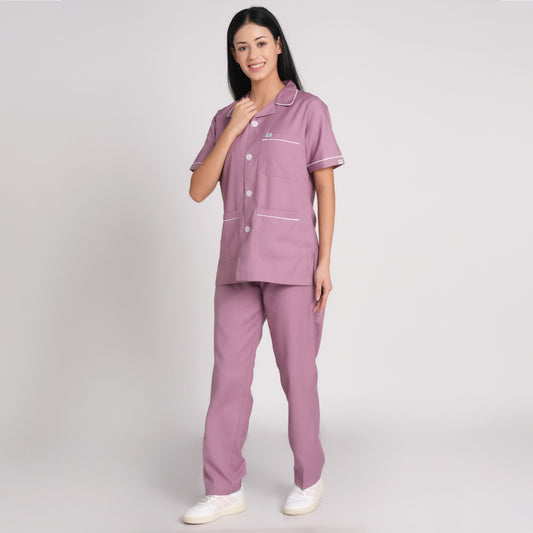 Nursing Dress ( Top/Bottom)-Pink