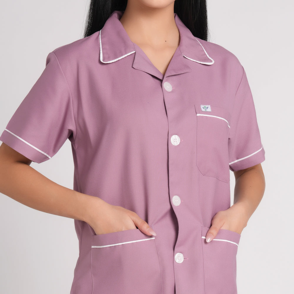 Nursing Dress ( Top/Bottom)-Pink