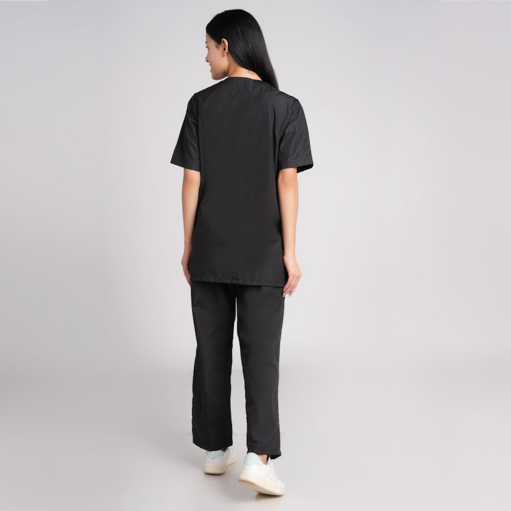 Scrub Suit (Top/Bottom)-Black