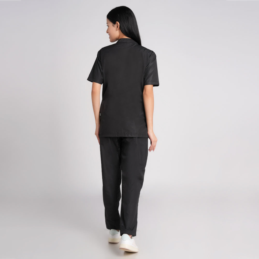 Scrub Suit (Top/Bottom)-Black