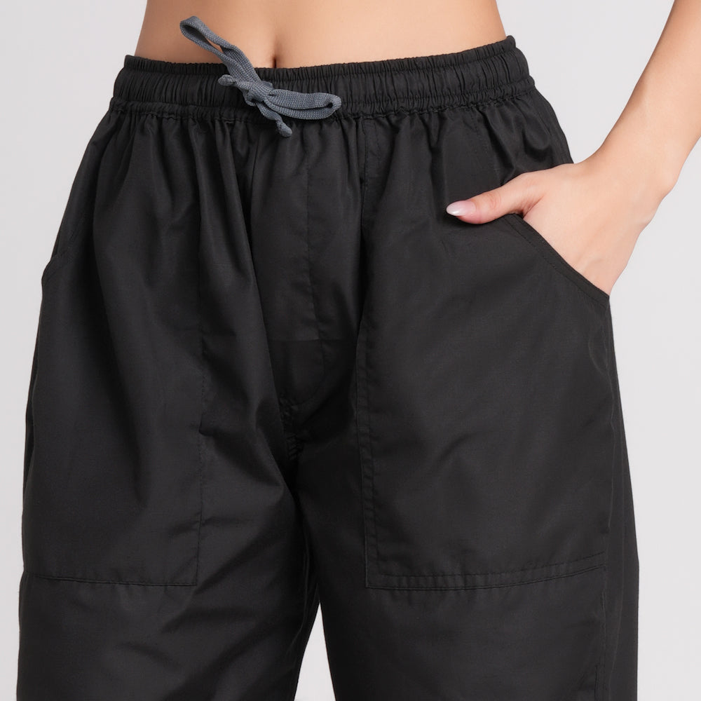 Scrub Suit (Top/Bottom)-Black