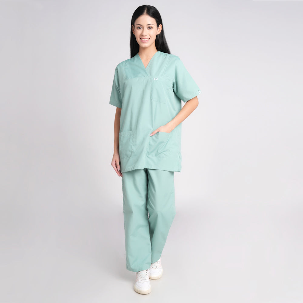 Scrub Suit (Top/Bottom)-Sea Green