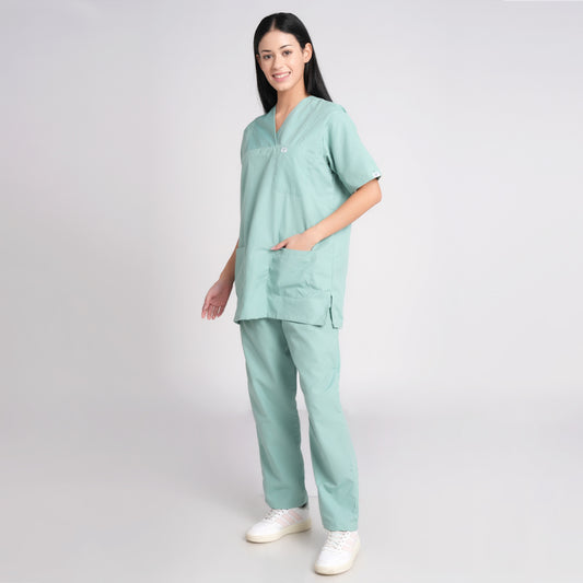 Scrub Suit (Top/Bottom)-Sea Green