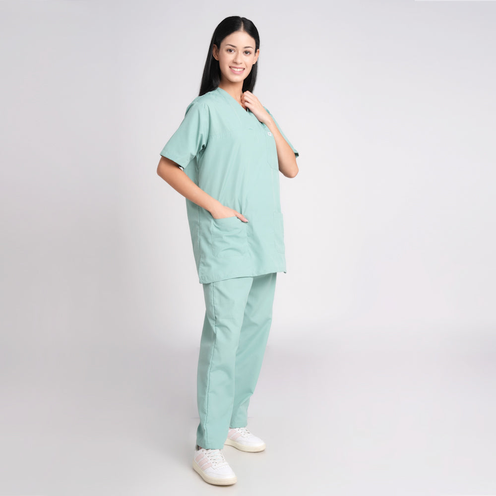 Scrub Suit (Top/Bottom)-Sea Green