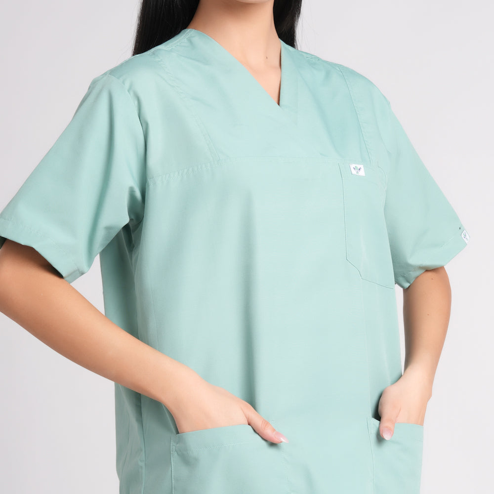 Scrub Suit (Top/Bottom)-Sea Green
