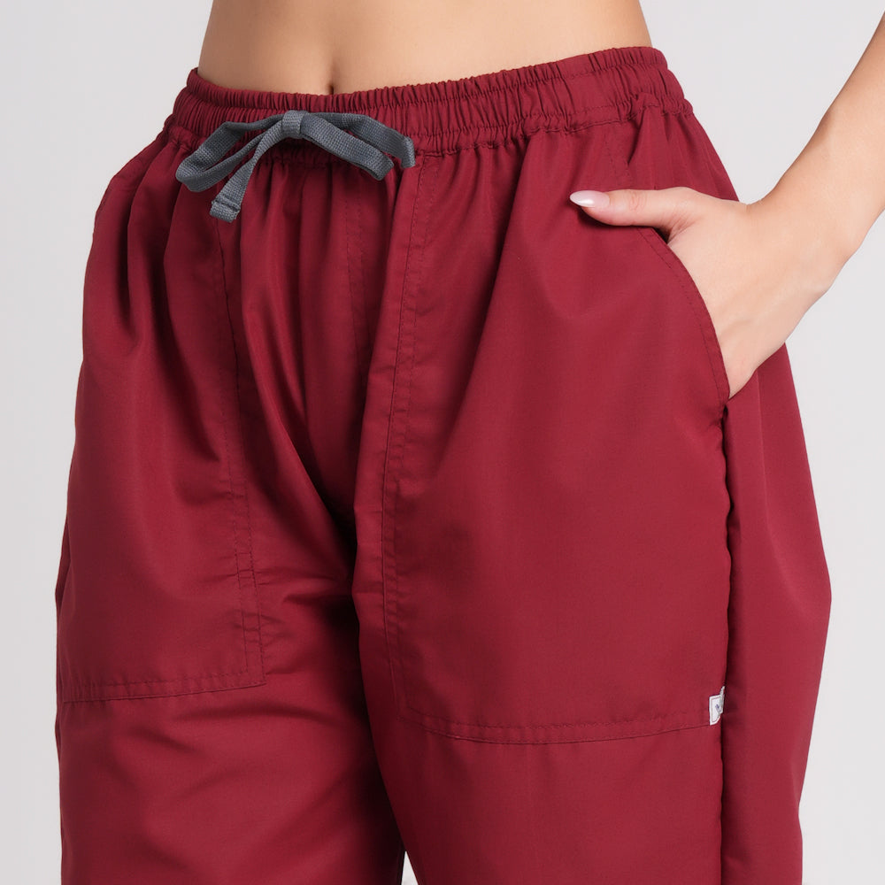 Scrub Suit (Top/Bottom)-Marron