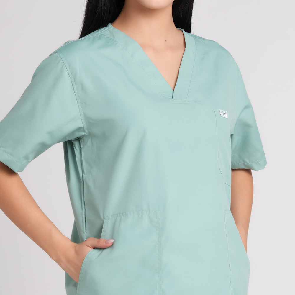 Scrub Suit (Top/Bottom)-Sea Green