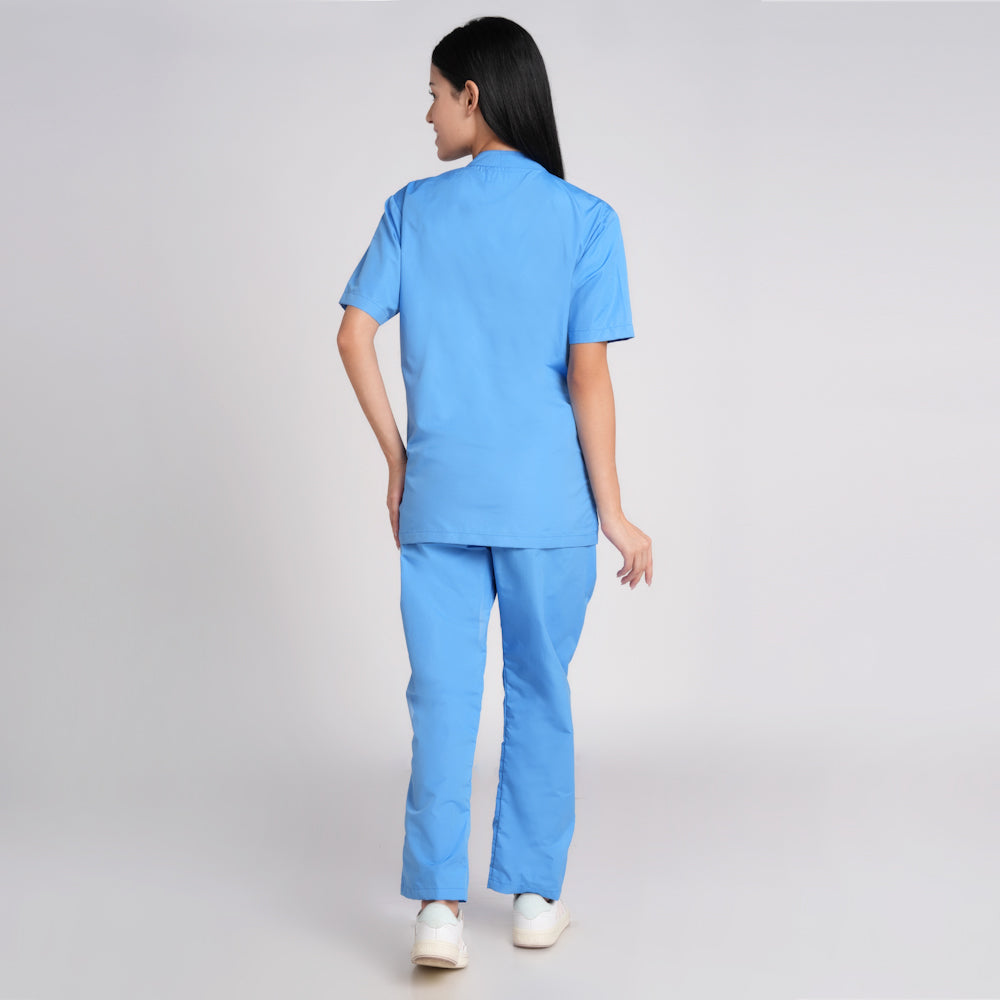 Scrub Suit (Top/Bottom)-Sky Blue