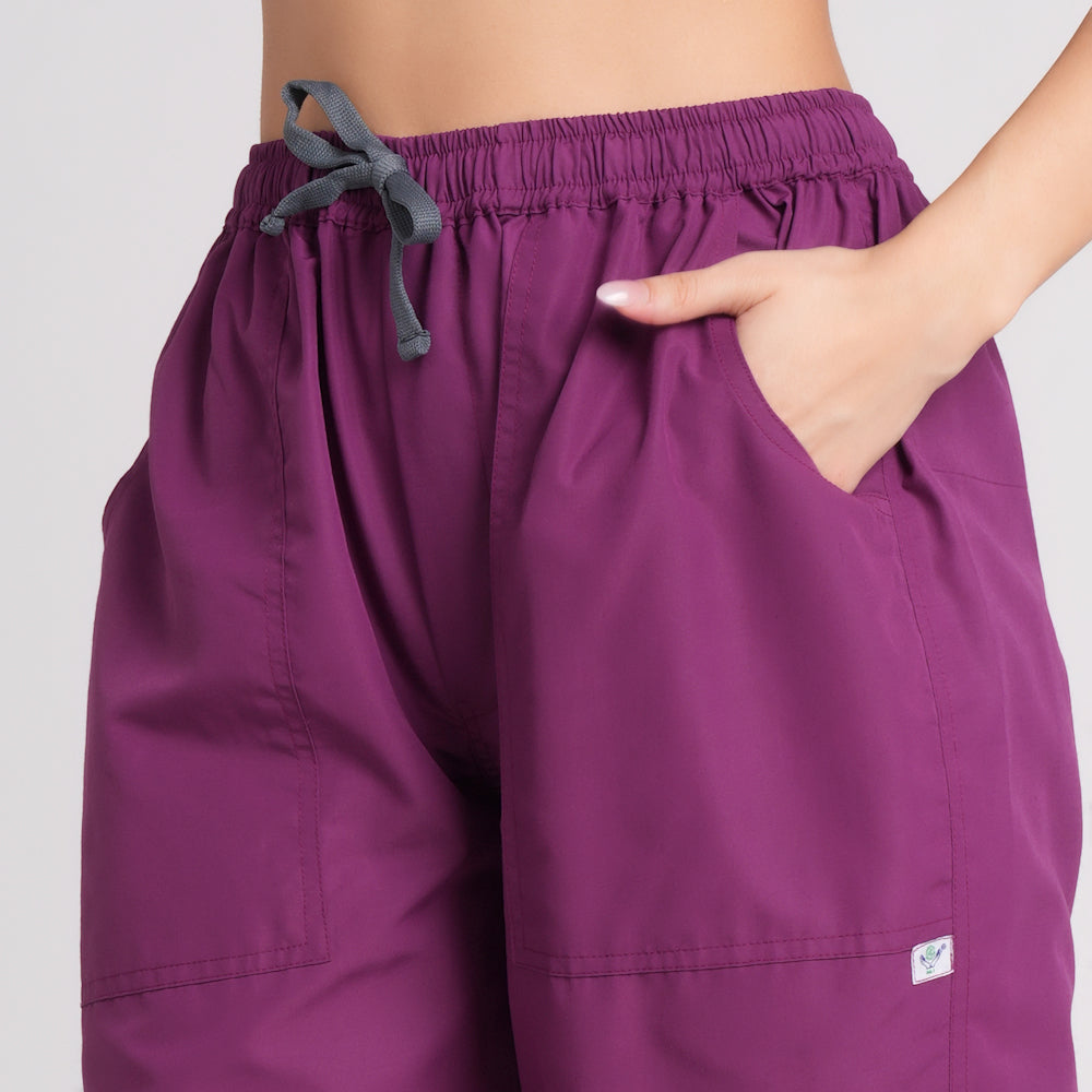 Scrub Suit (Top/Bottom)-Voilet