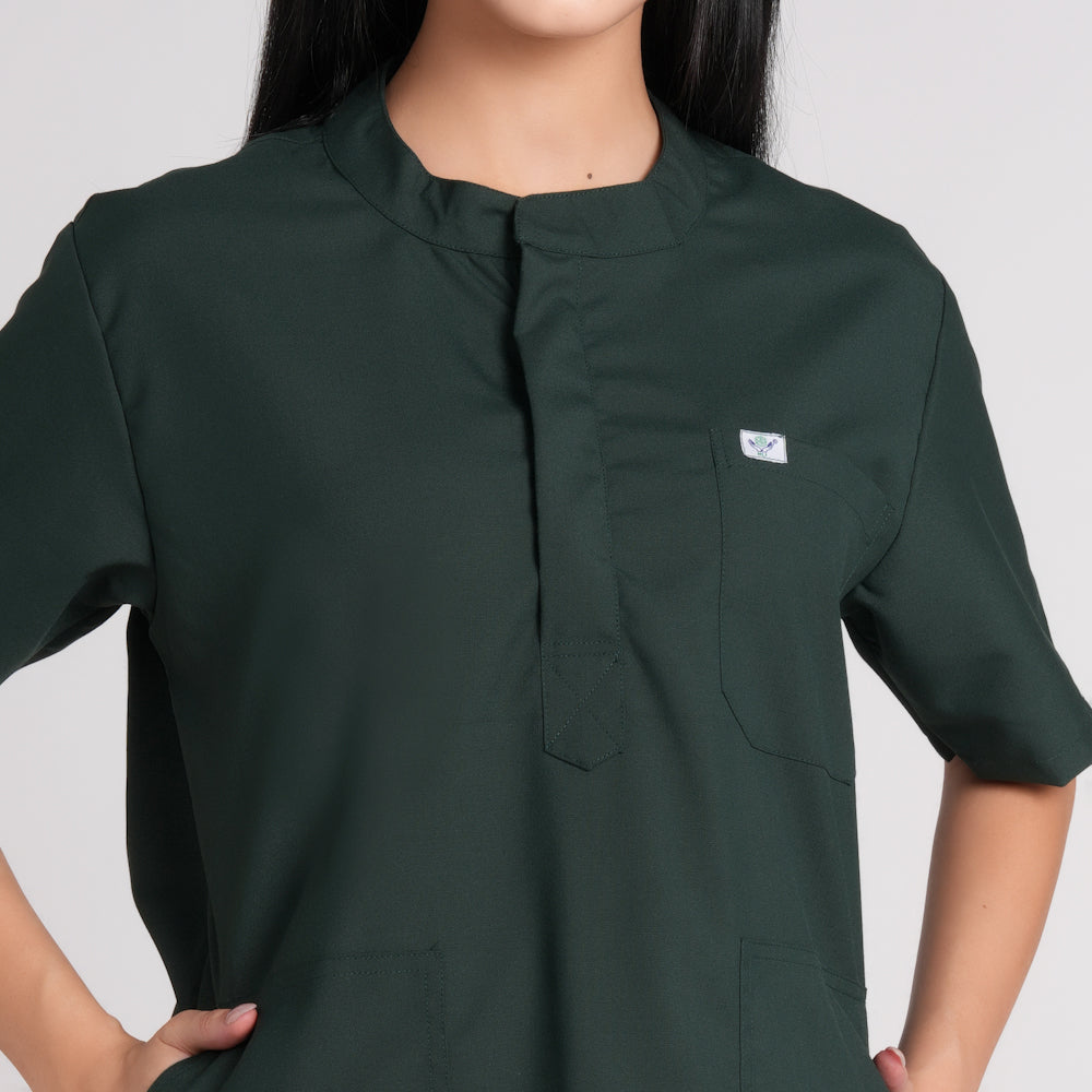 Scrub Suit (Top/Bottom)-Bottel Green