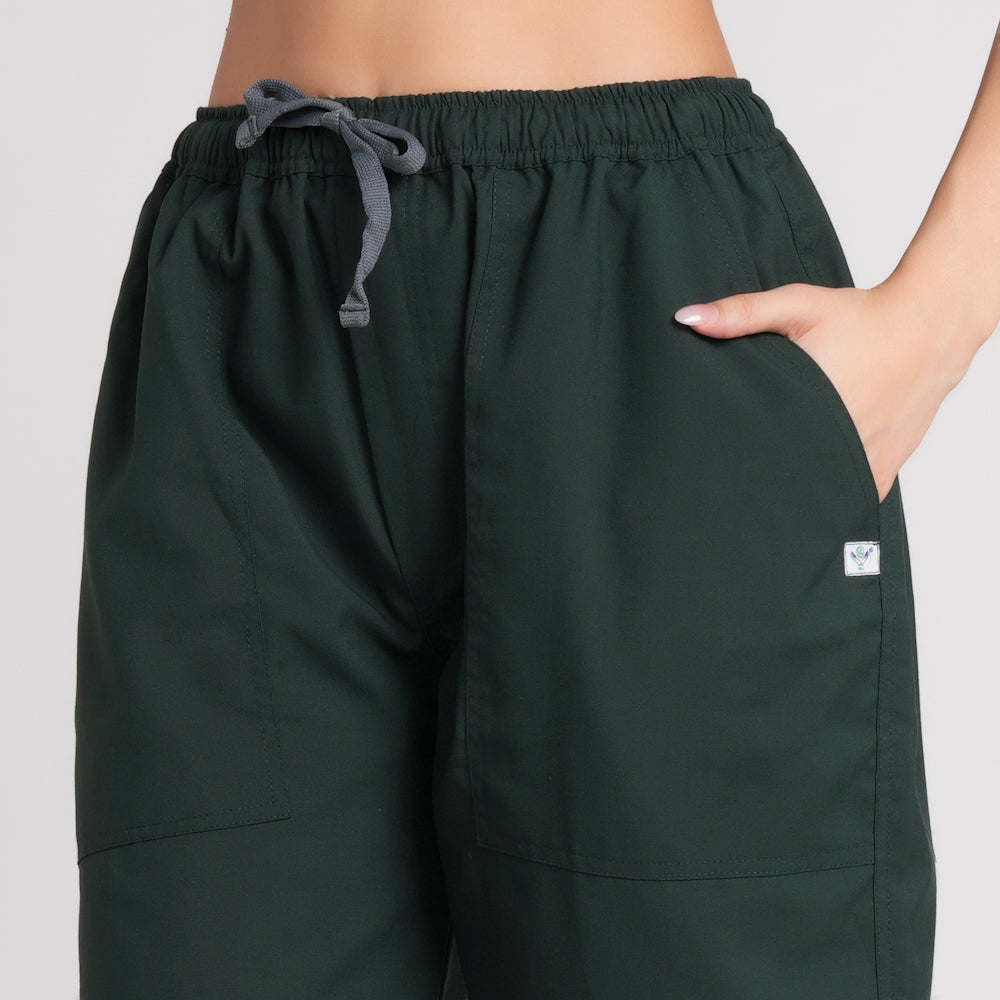 Scrub Suit (Top/Bottom)-Bottel Green