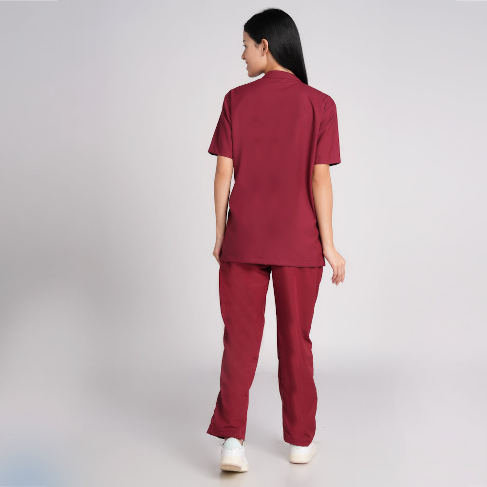 Scrub Suit (Top/Bottom)-Marron