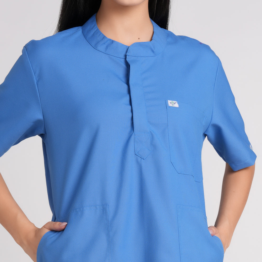 Scrub Suit (Top/Bottom)-Sky Blue
