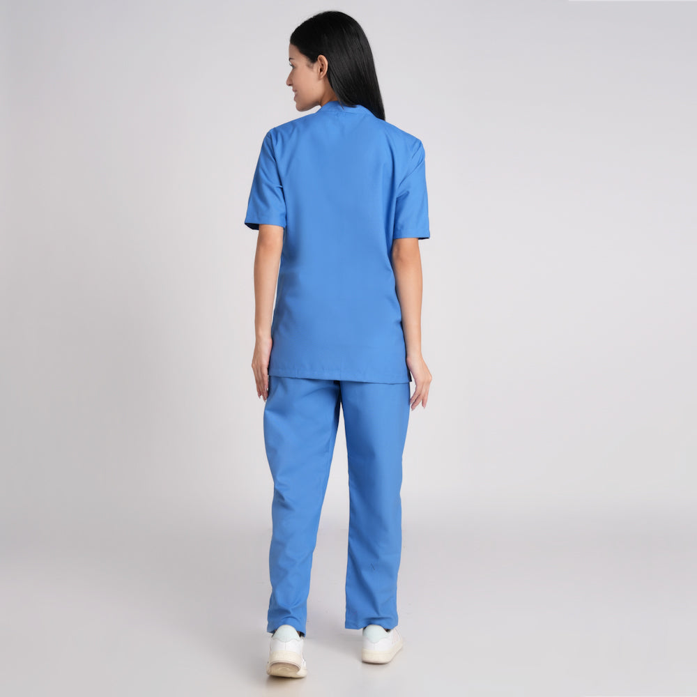 Scrub Suit (Top/Bottom)-Sky Blue