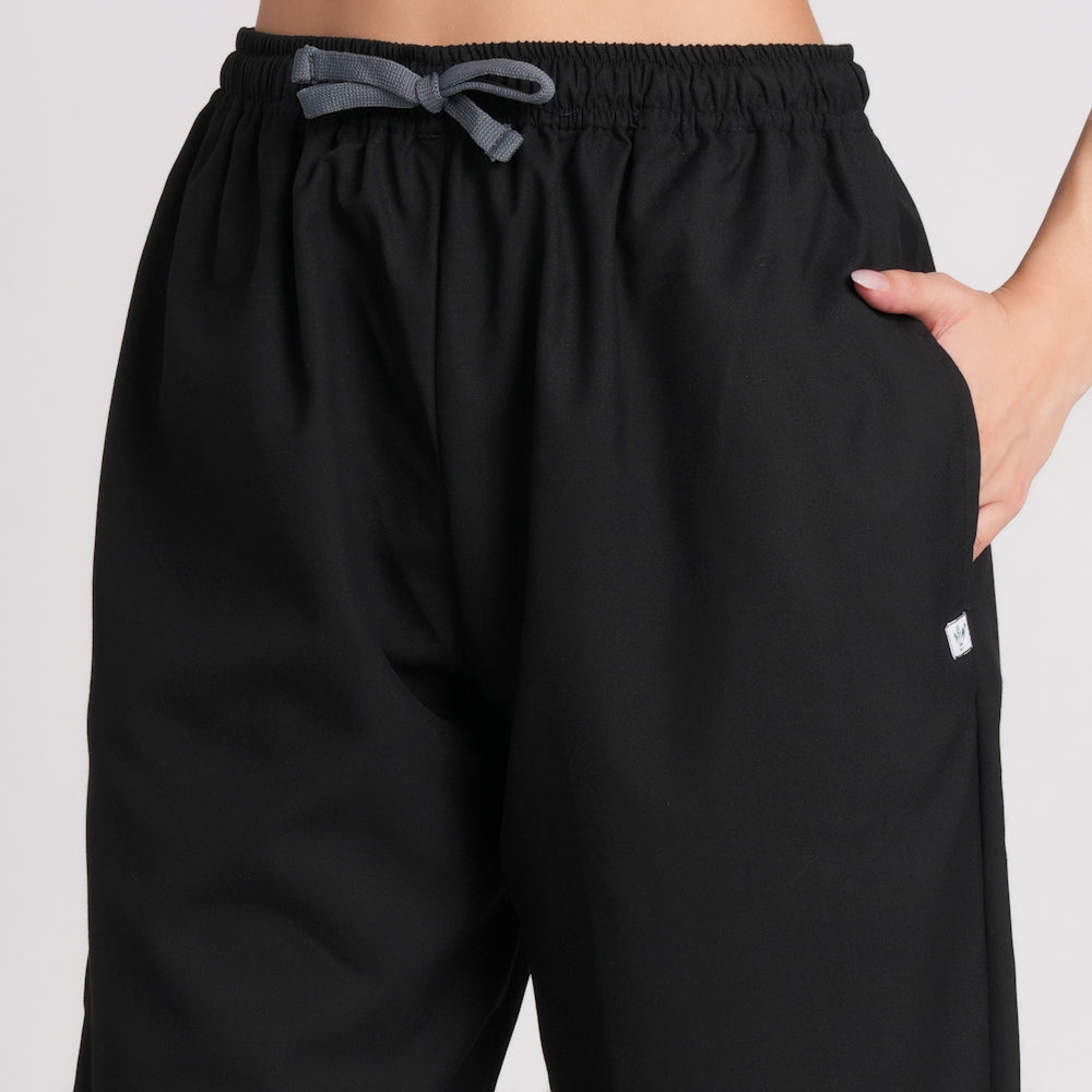 Scrub Suit (Top/Bottom)-Black
