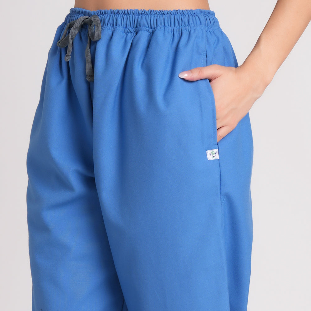 Scrub Suit (Top/Bottom)-Royal blue