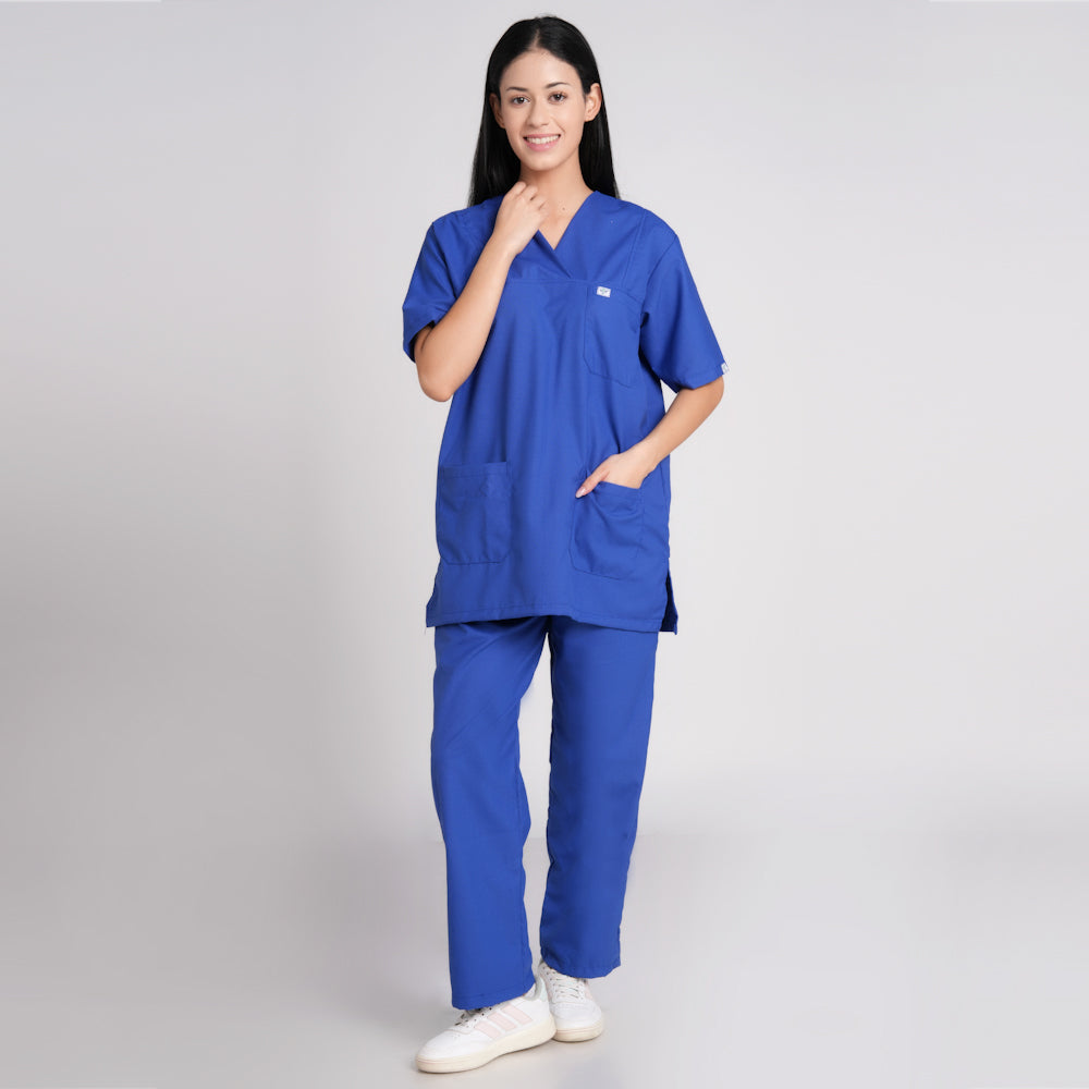 Scrub Suit (Top/Bottom)-Sky Blue