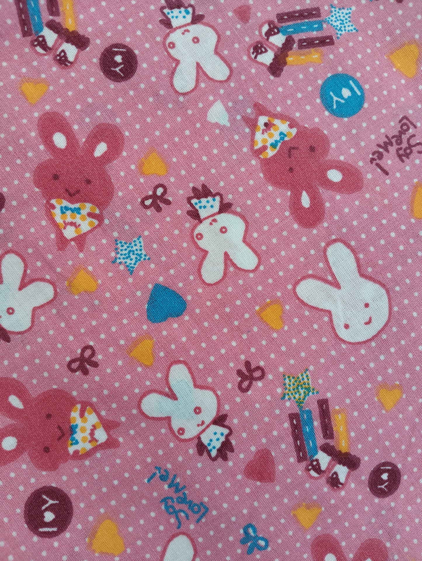 Pink Querky Pink baby sheet