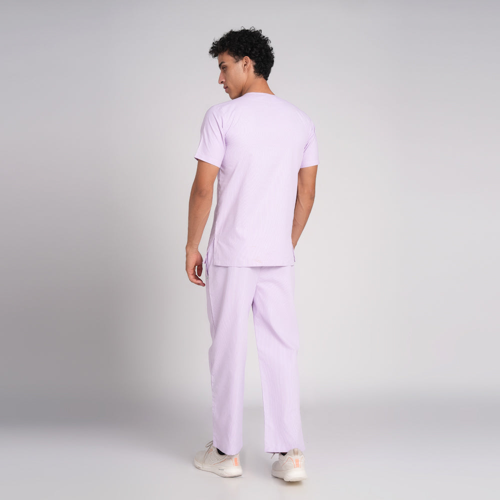 Patient Dress (Top/Bottom)-Purple