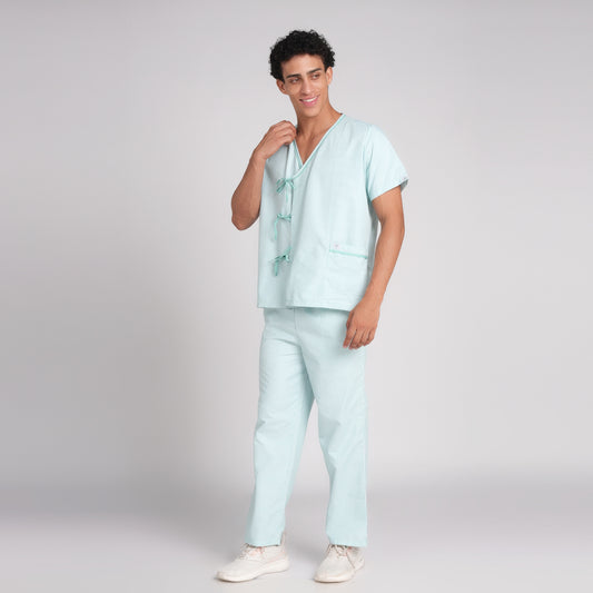 Patient Dress ( Top/Bottom) - Sea Green