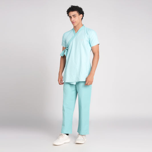 Patient Dress ( Top/Bottom) -Green