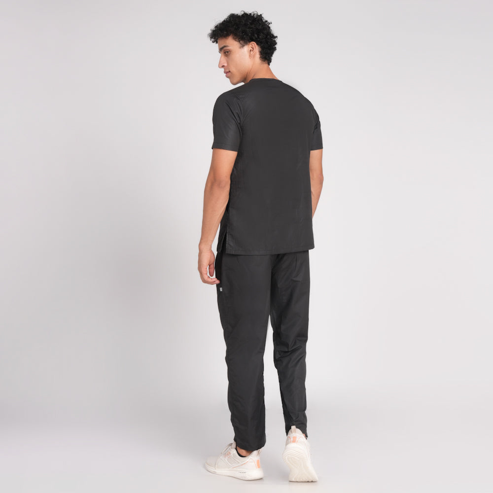 Scrub Suit (Top/Bottom)-Black