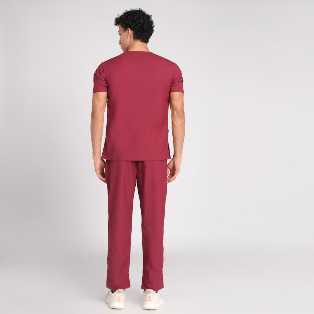 Scrub Suit (Top/Bottom)-Marron