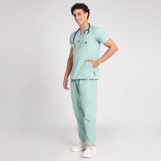 Scrub Suit (Top/Bottom)-Sea Green