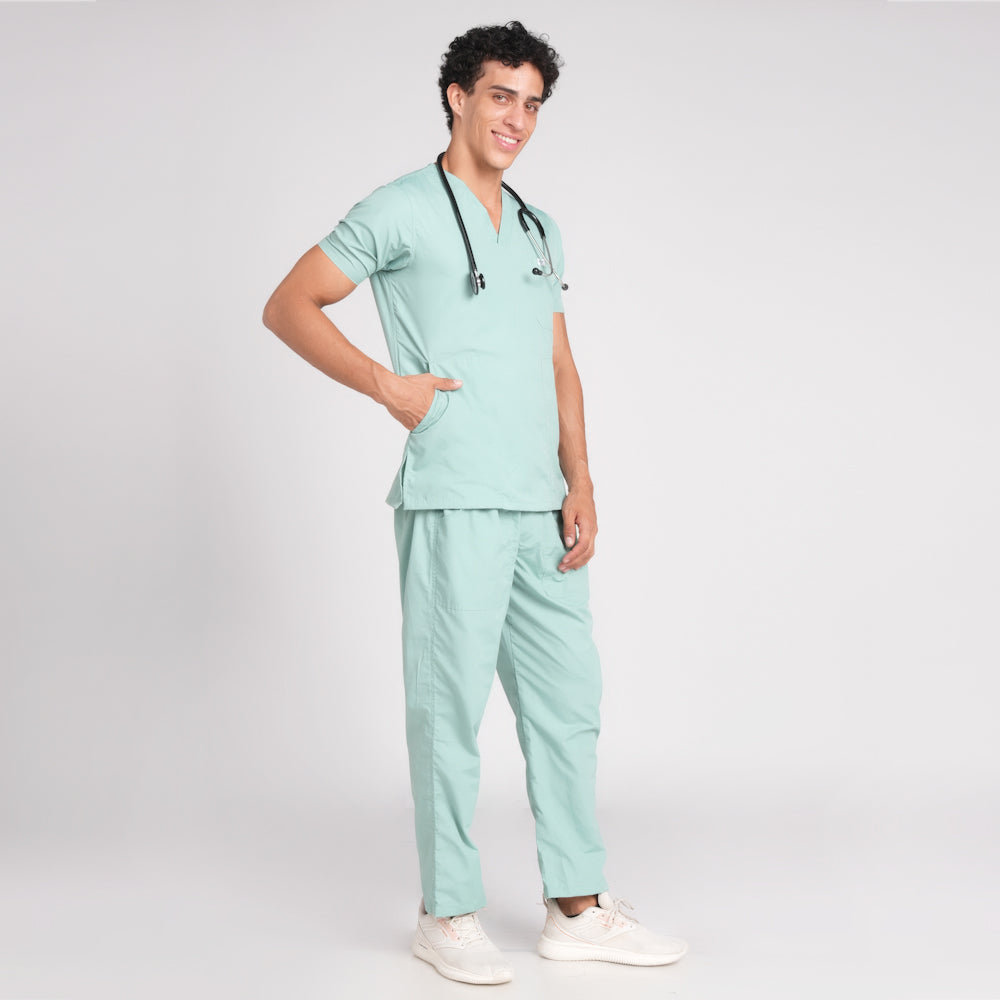 Scrub Suit (Top/Bottom)-Sea Green
