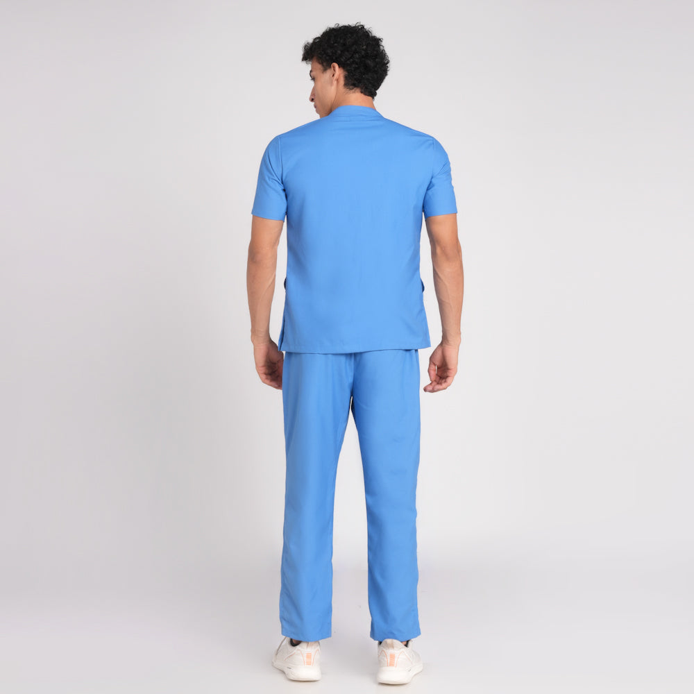 Scrub Suit (Top/Bottom)-Sky Blue
