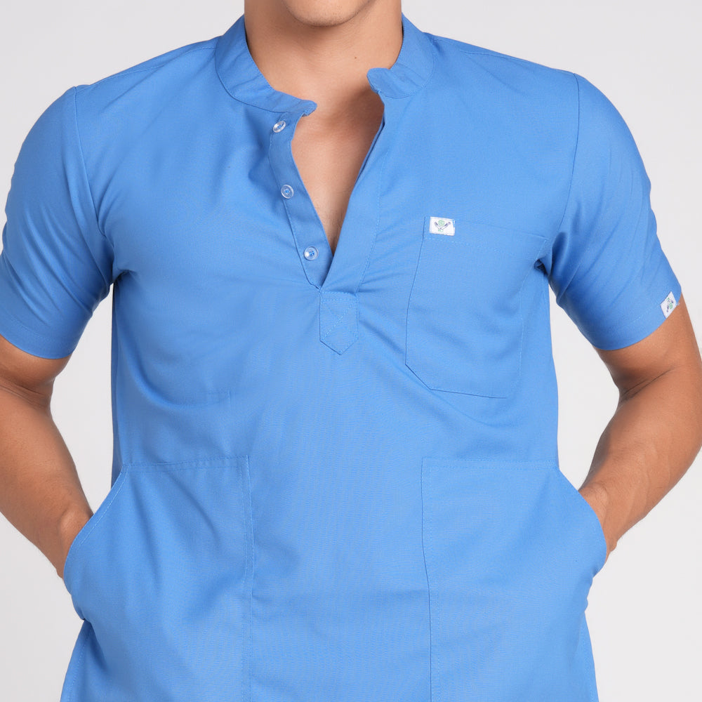 Scrub Suit (Top/Bottom)-Sky Blue