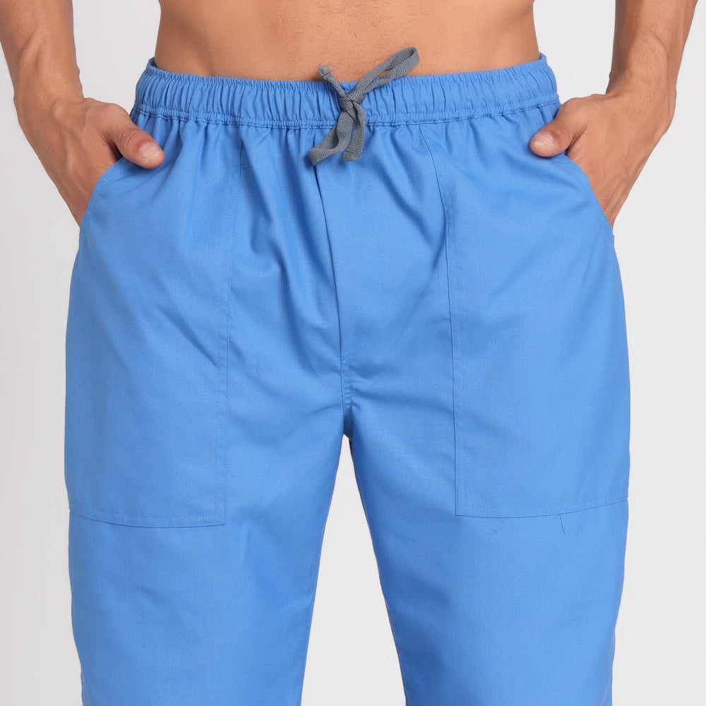 Scrub Suit (Top/Bottom)-Sky Blue