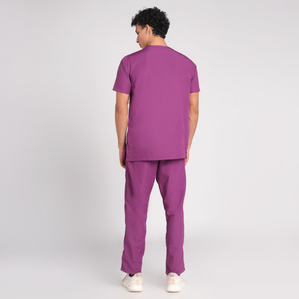 Scrub Suit (Top/Bottom)-Voilet