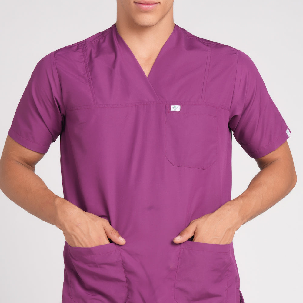 Scrub Suit (Top/Bottom)-Voilet