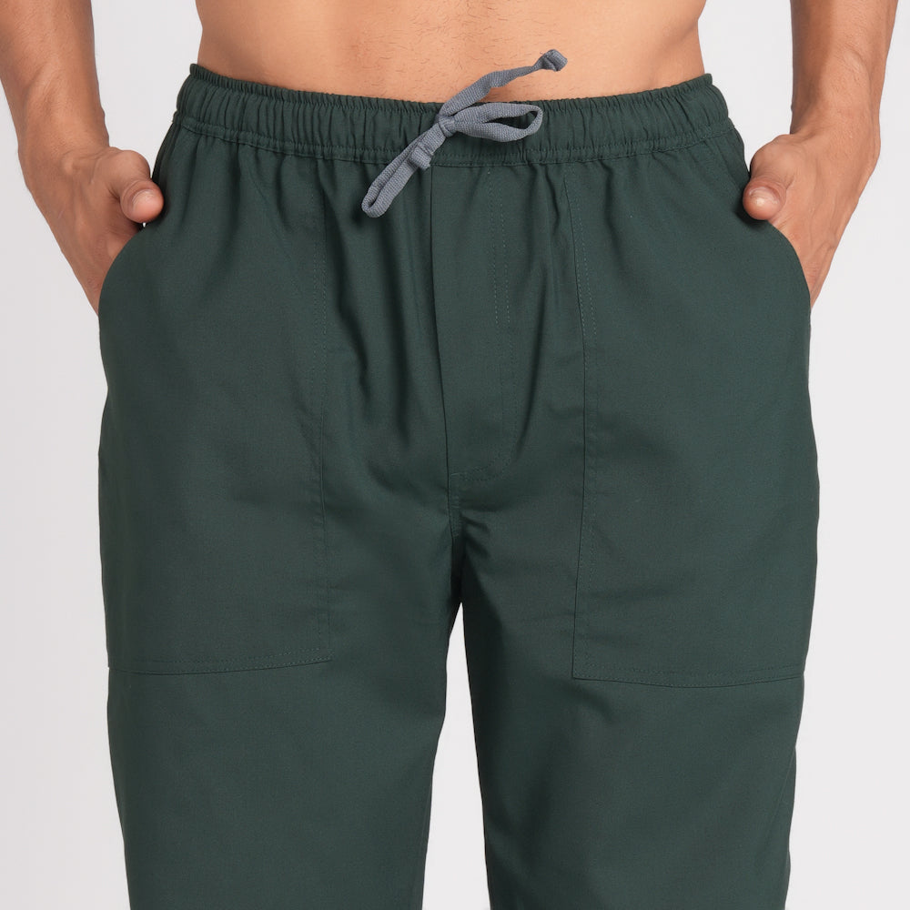 Scrub Suit (Top/Bottom)-Bottel Green