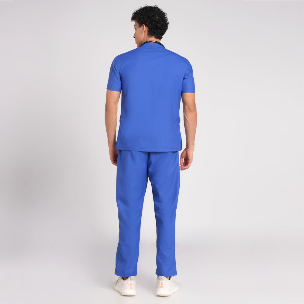 Scrub Suit (Top/Bottom)-Royal blue