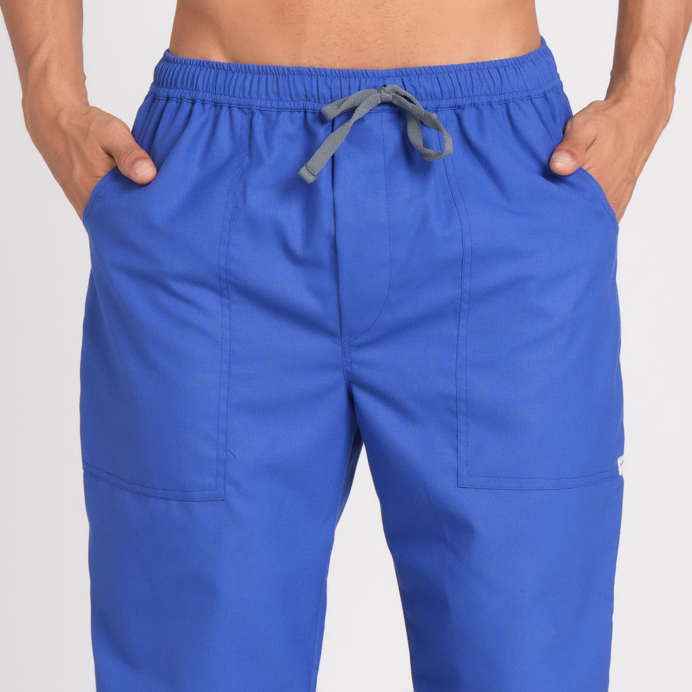 Scrub Suit (Top/Bottom)-Royal blue