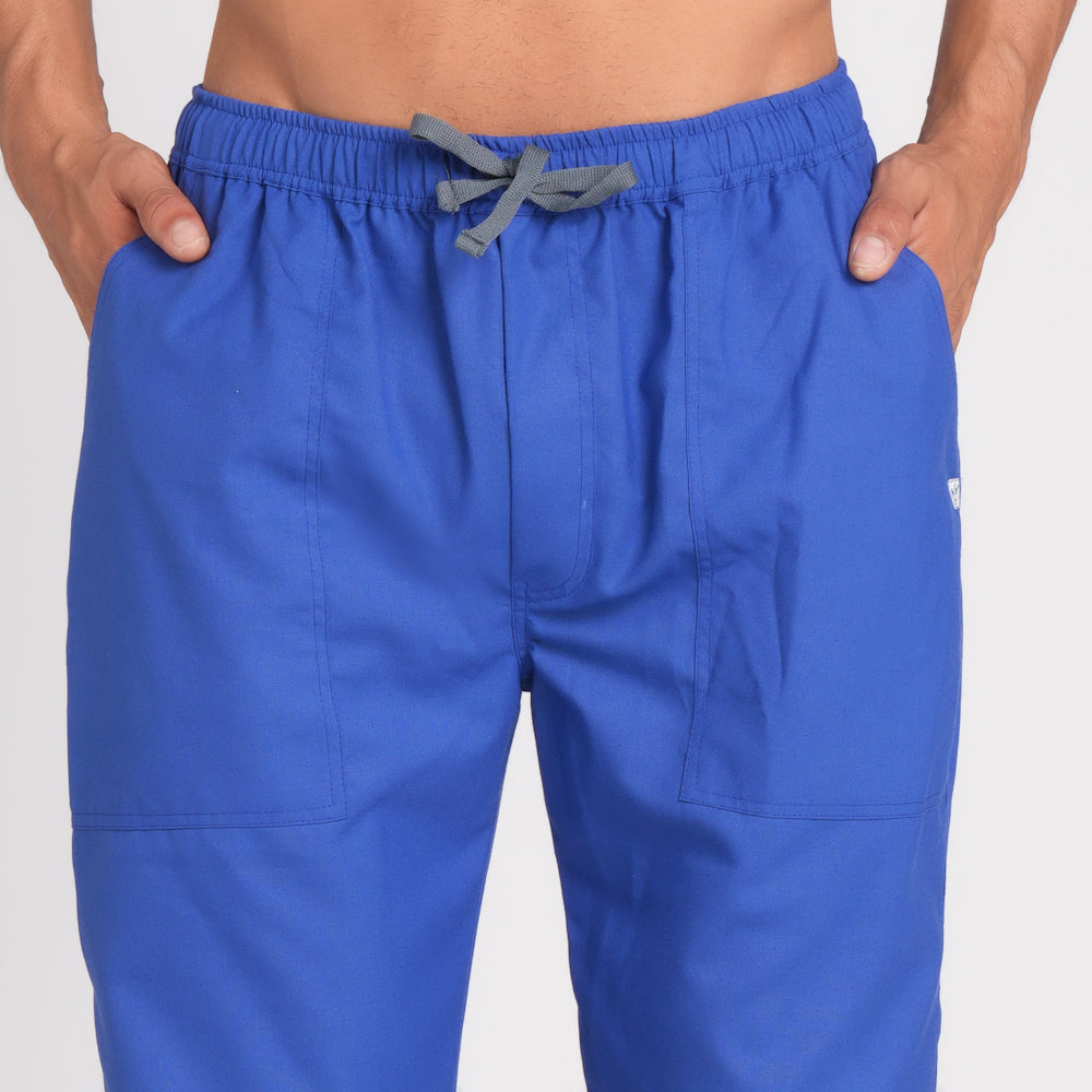 Scrub Suit (Top/Bottom)-Royal blue