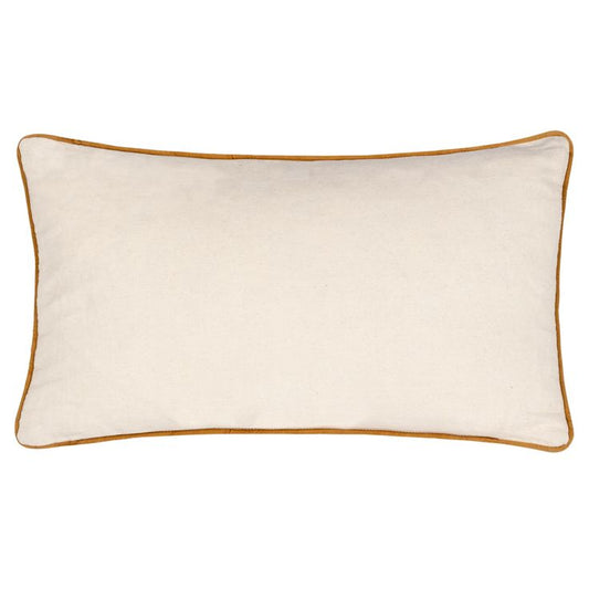 Pillow with yellow Paiping-White