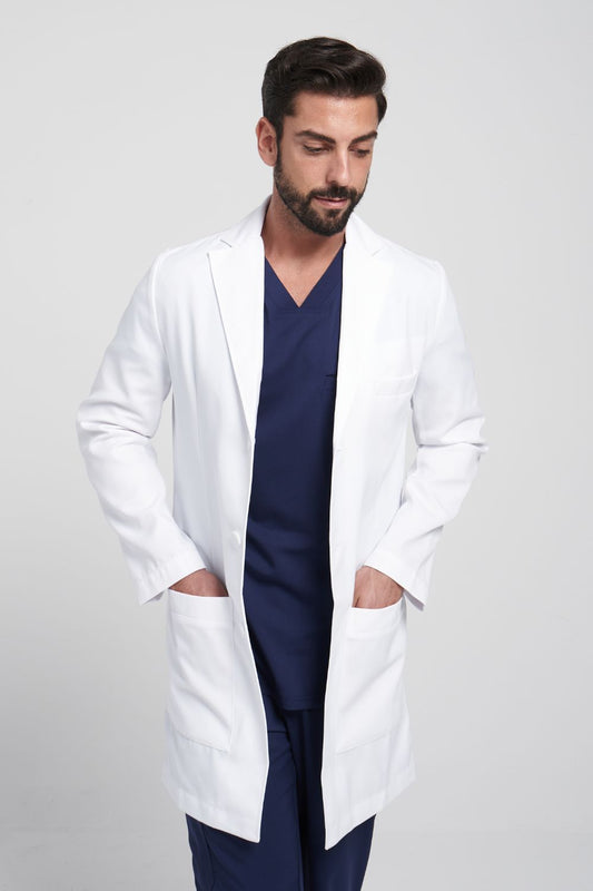 Doctor Coat (Long)-Neel White