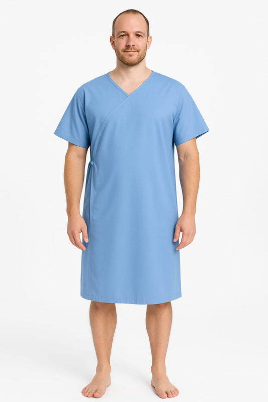 Patient Gown -Lite Blue