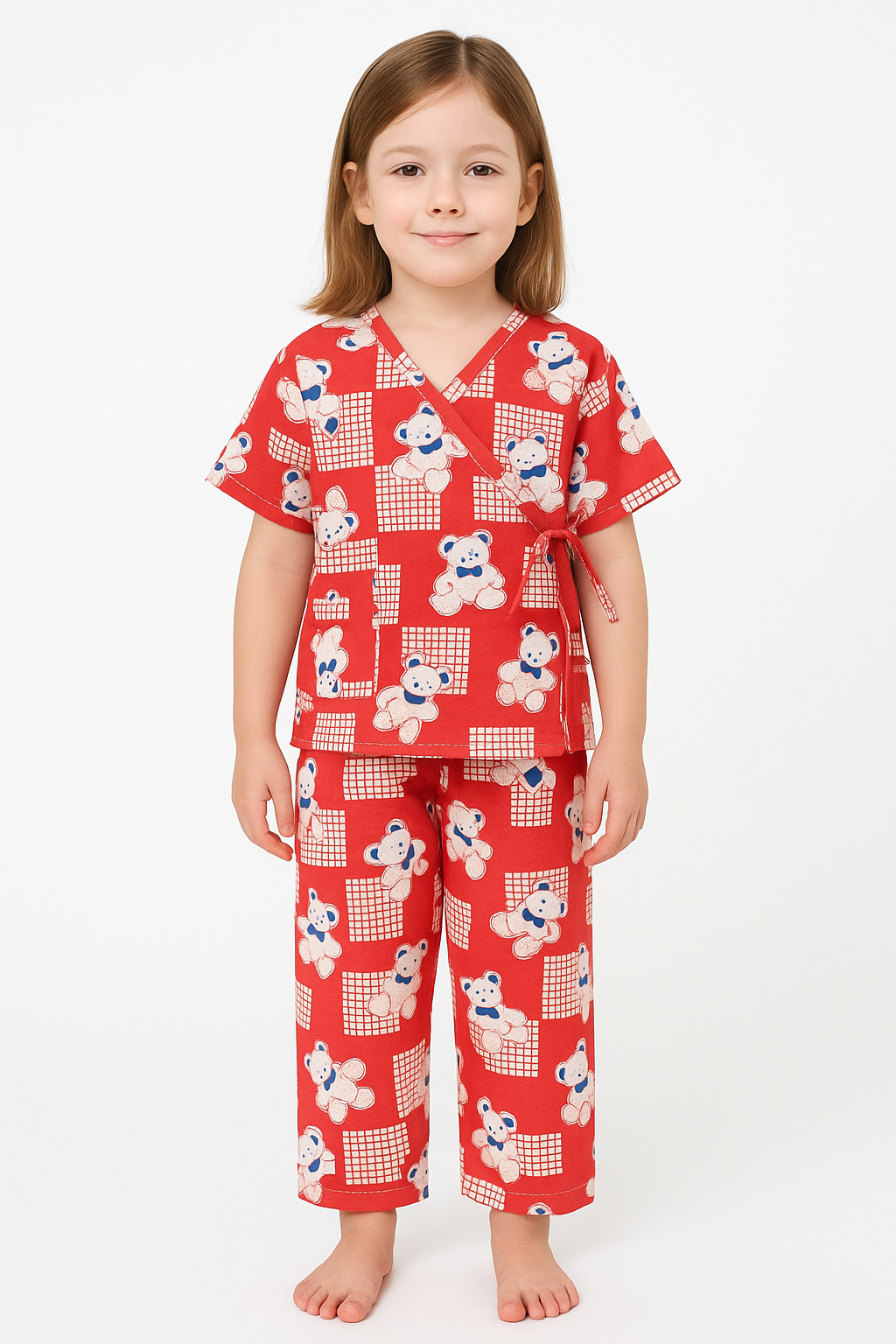 Red Bear Print Set