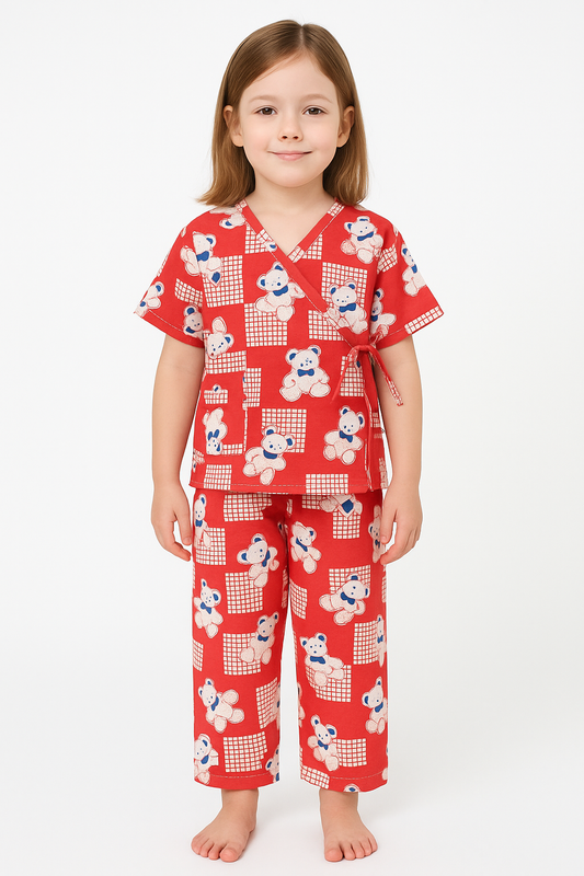 Red Bear Print Set