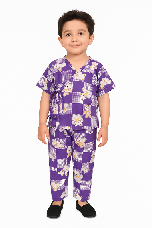 Purple Bear Print