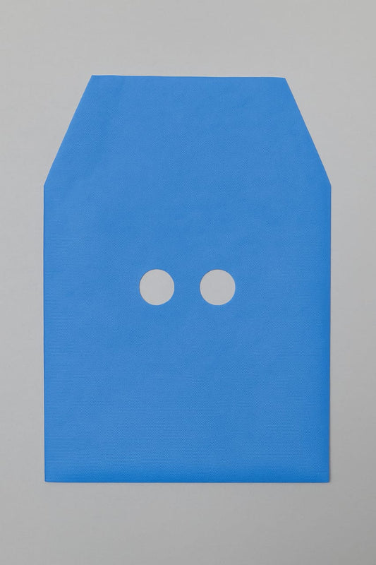 Angio sheet with 2 hole  -Blue