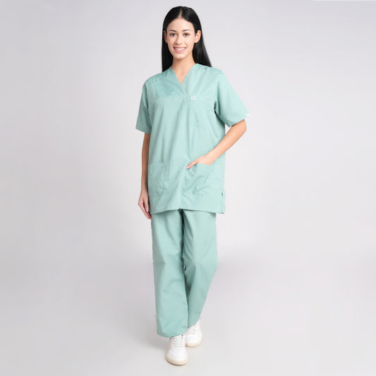 Scrub Suit (Top/Bottom)-Sea Green