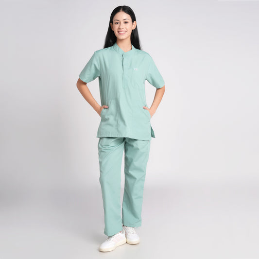 Scrub Suit (Top/Bottom)-Sea Green