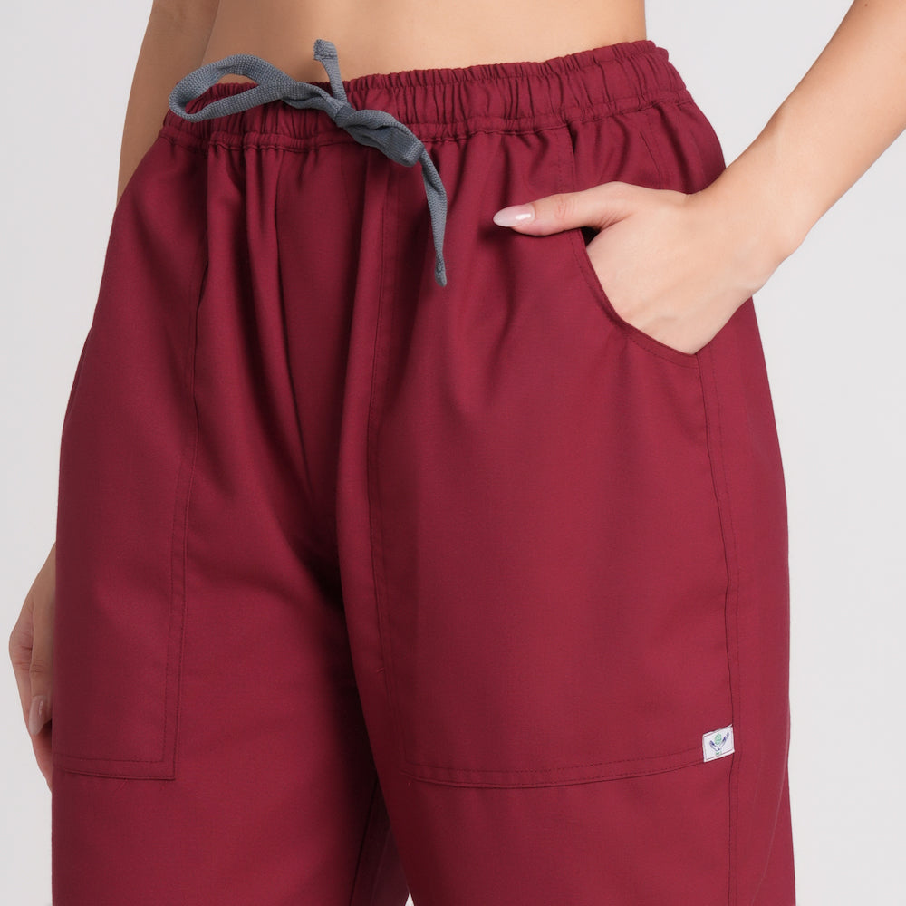 Scrub Suit (Top/Bottom)-Marron