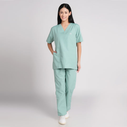 Scrub Suit (Top/Bottom)-Sea Green