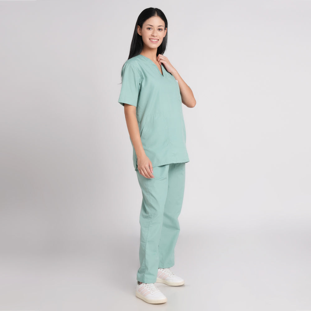 Scrub Suit (Top/Bottom)-Sea Green